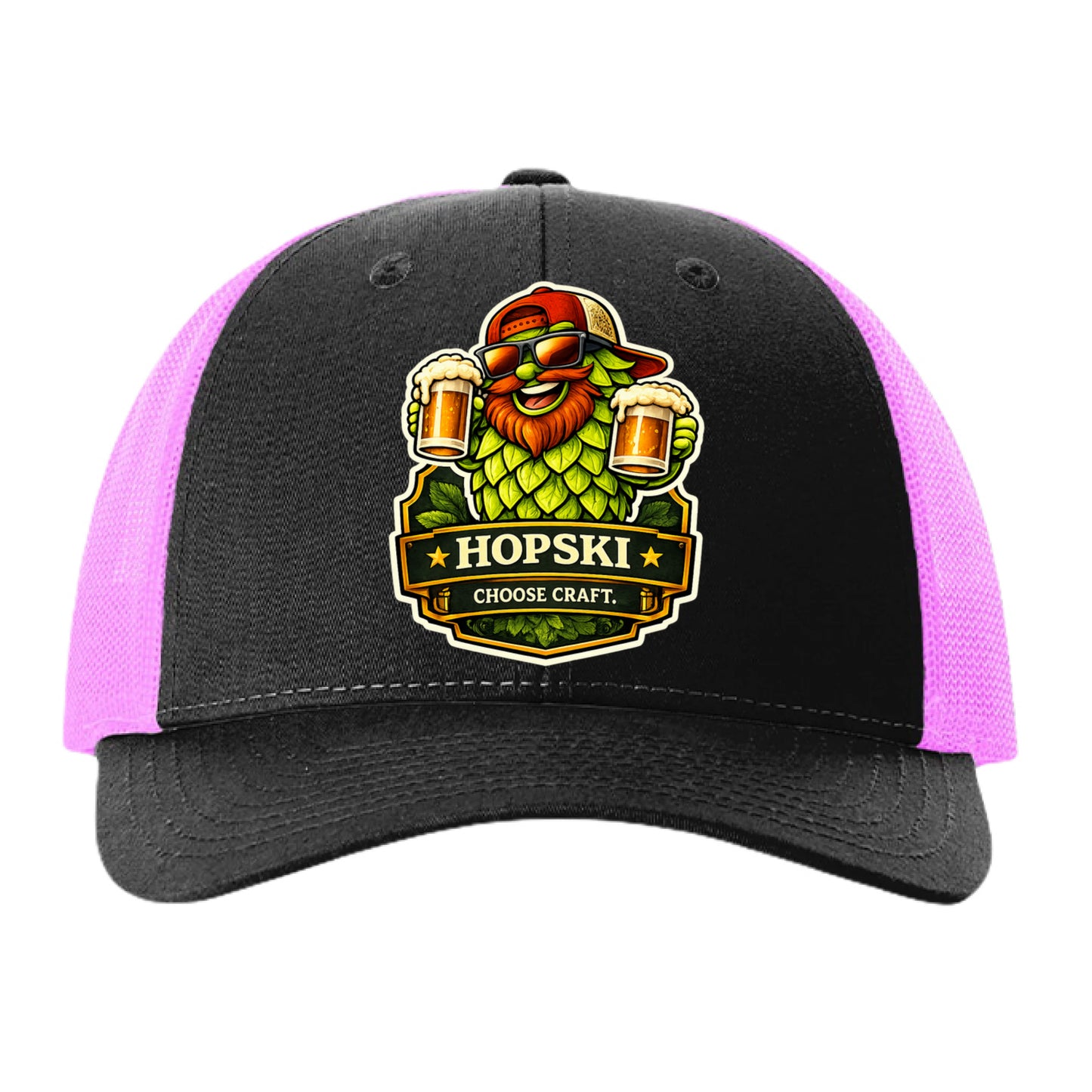 Black/ Neon Pink - FRONT