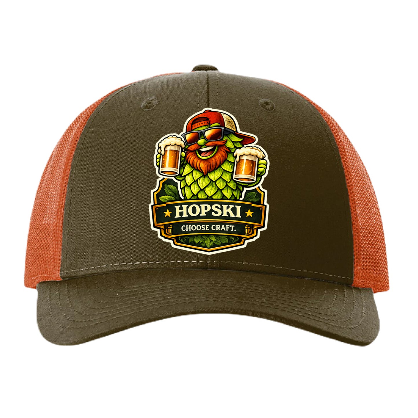 Dark Loden/ Jaffa Orange - FRONT